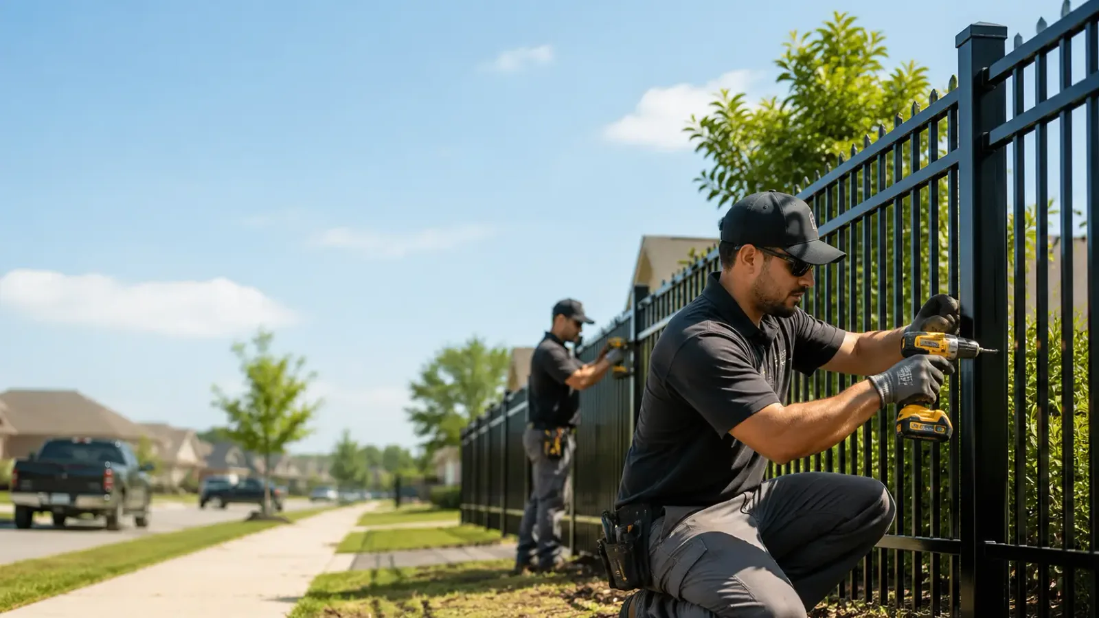 Metal Fence Installation in Forney, TX